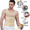 Mens Slimming Body Shaper Chest Compression Shirt Gynecomastia Moobs Undershirt Waist Trainer Belly Sweat Vest Workout Tank Tops
